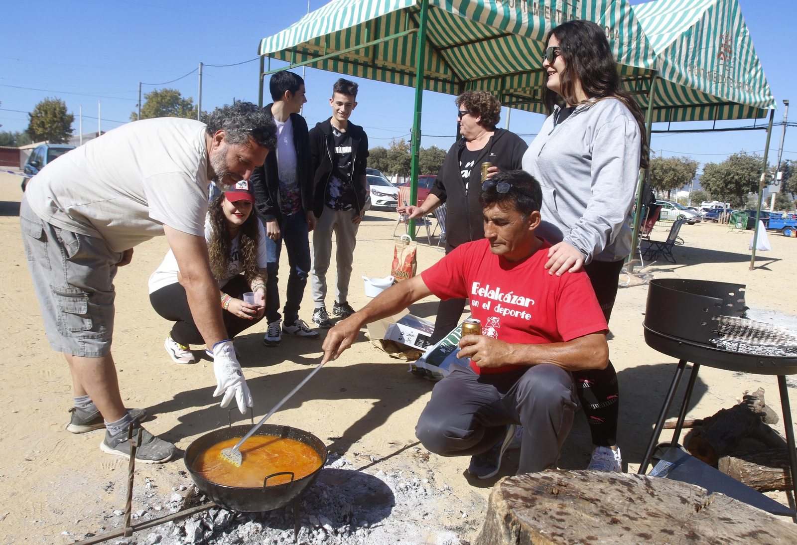 Los peroles por San Rafael, en fotografías