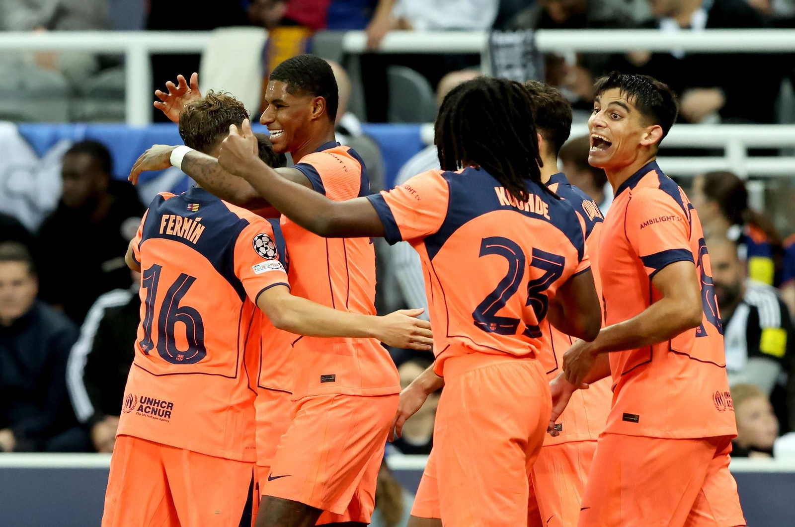 Las fotos del Newcastle - Barcelona