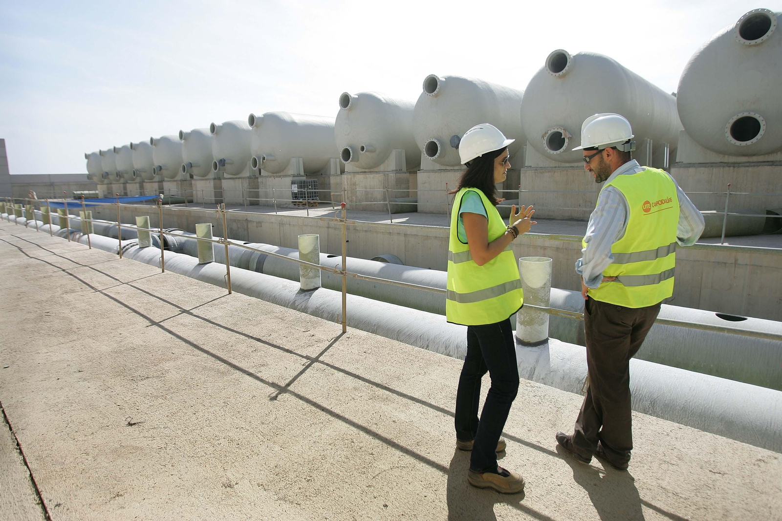 Imagen de archivo de la desaladora del Campo de Dalías.