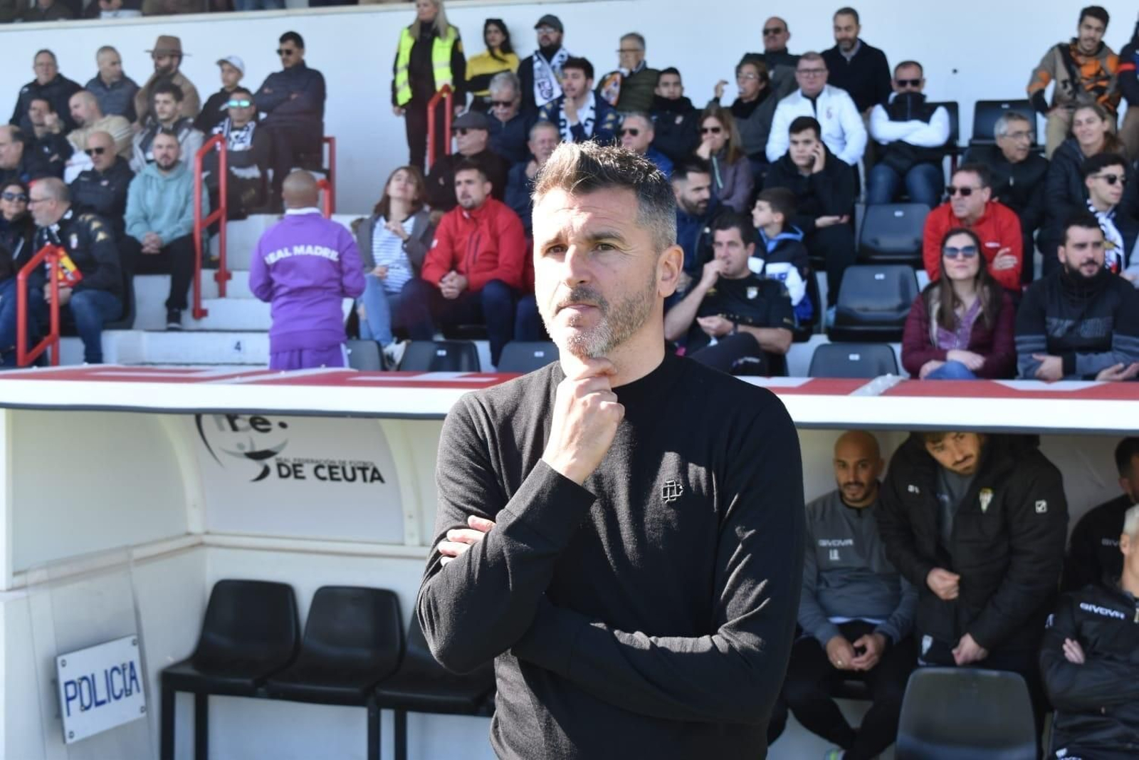 Iván Ania, técnico del Córdoba, en el Murube. Iván Ania, técnico del Córdoba, en el Murube.