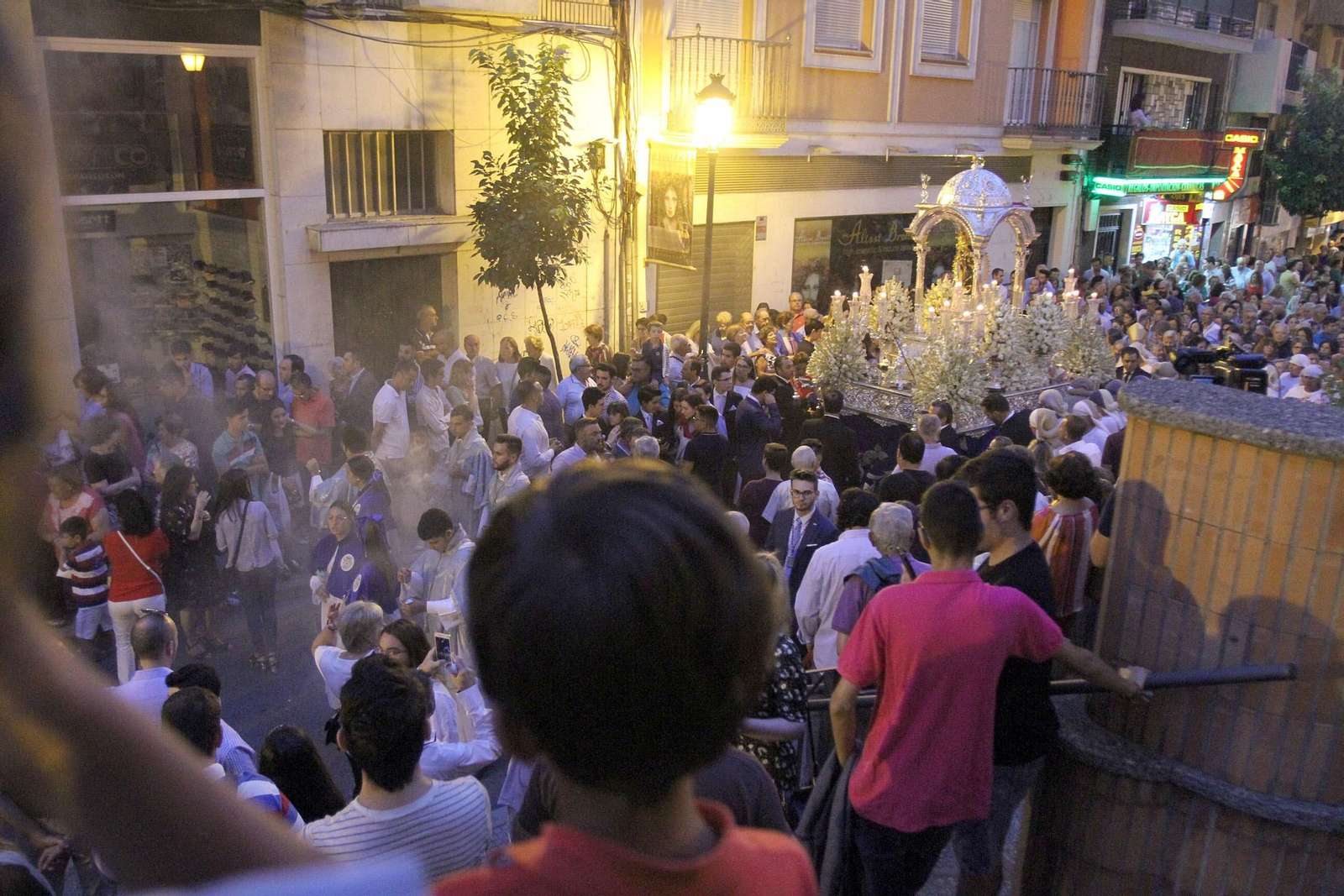 Procesión solemne de la Virgen de la Cinta.