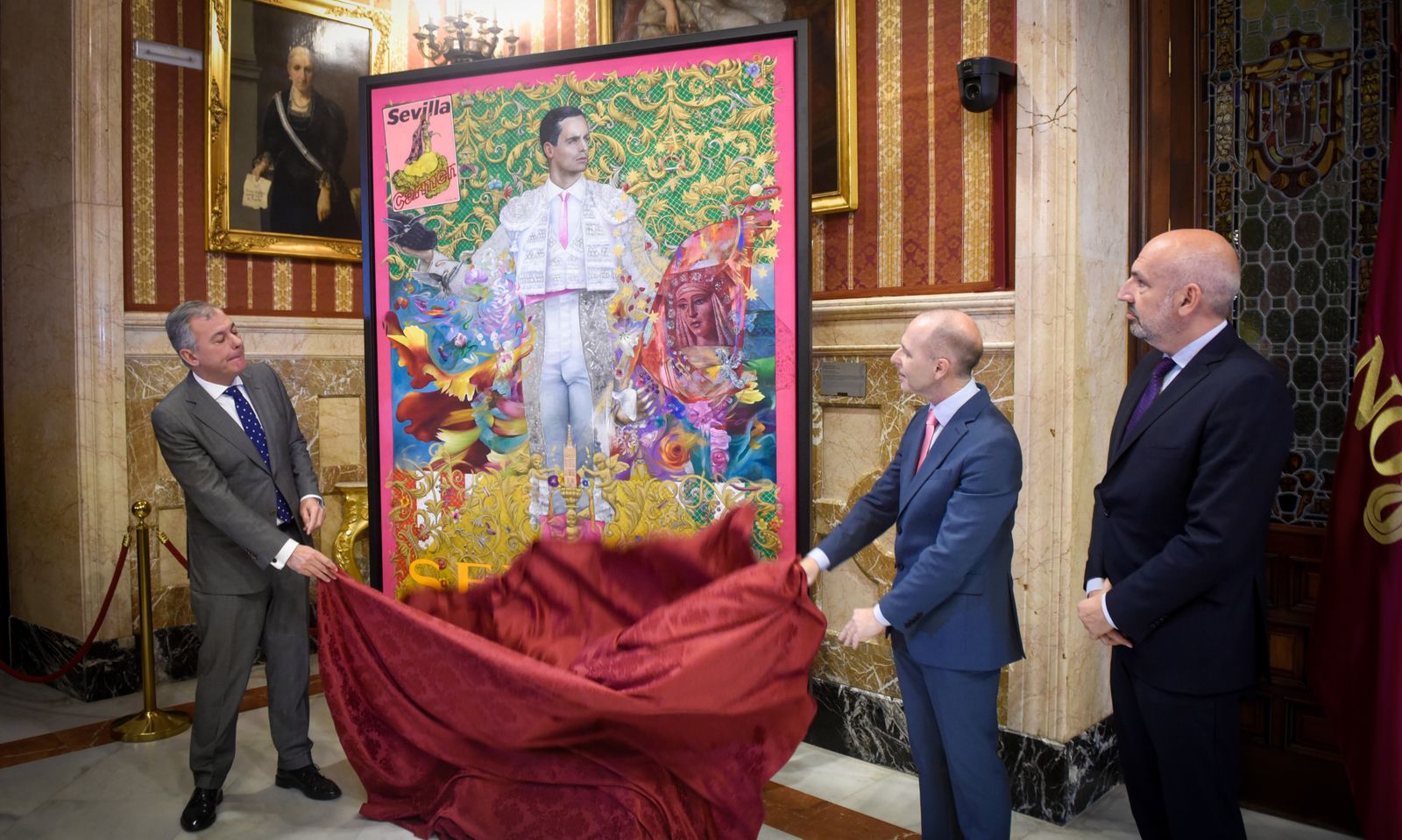 La presentación del cartel de las Fiestas de Primavera de Sevilla 2024, en imágenes