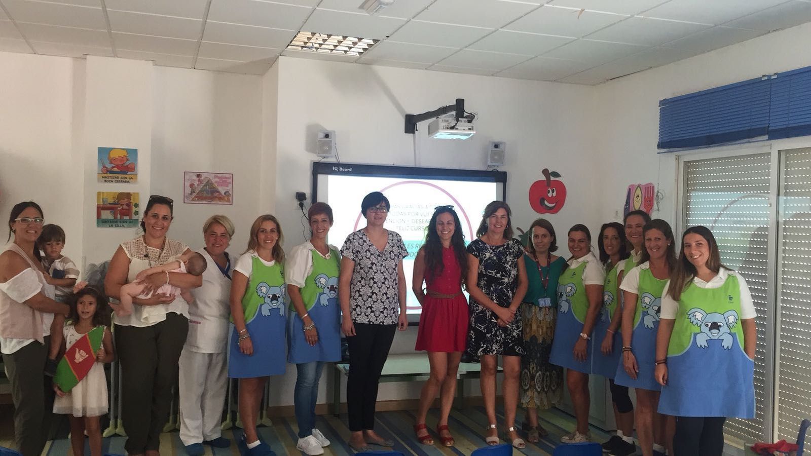 Un momento del acto celebrado ayer en la escuela infantil Aldea del Coto.