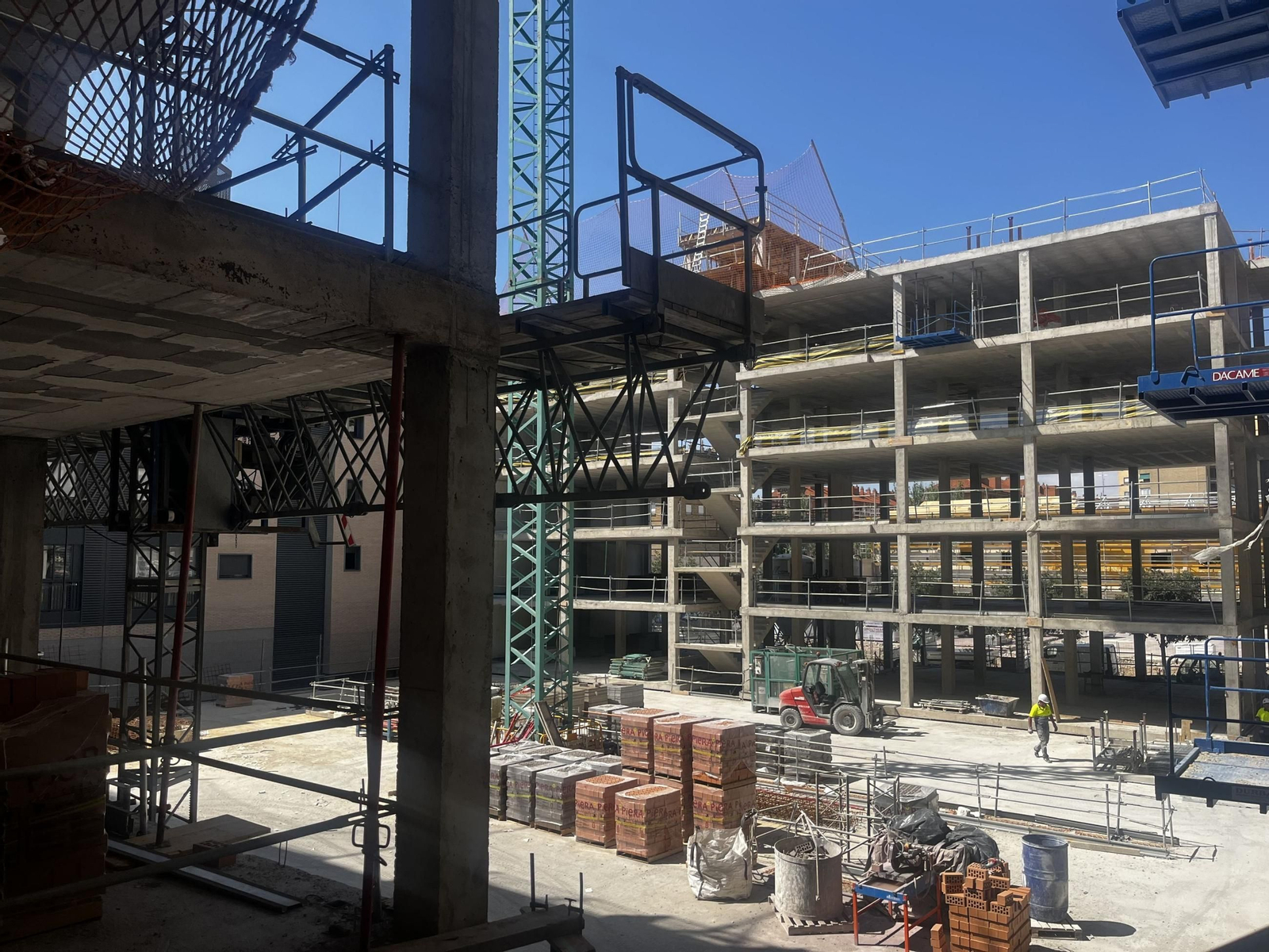 Viviendas en construcción.