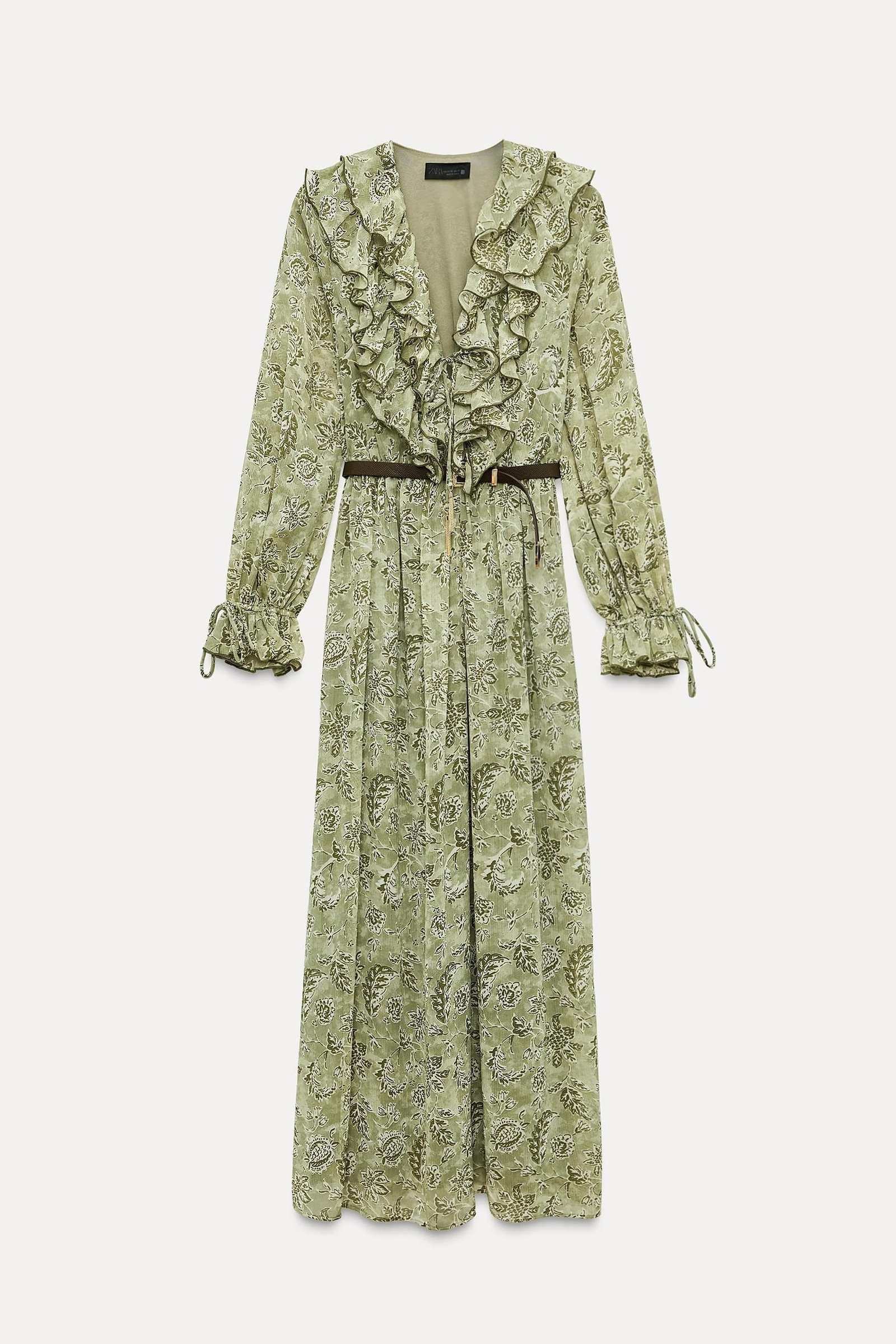 Vestido boho de Zara.