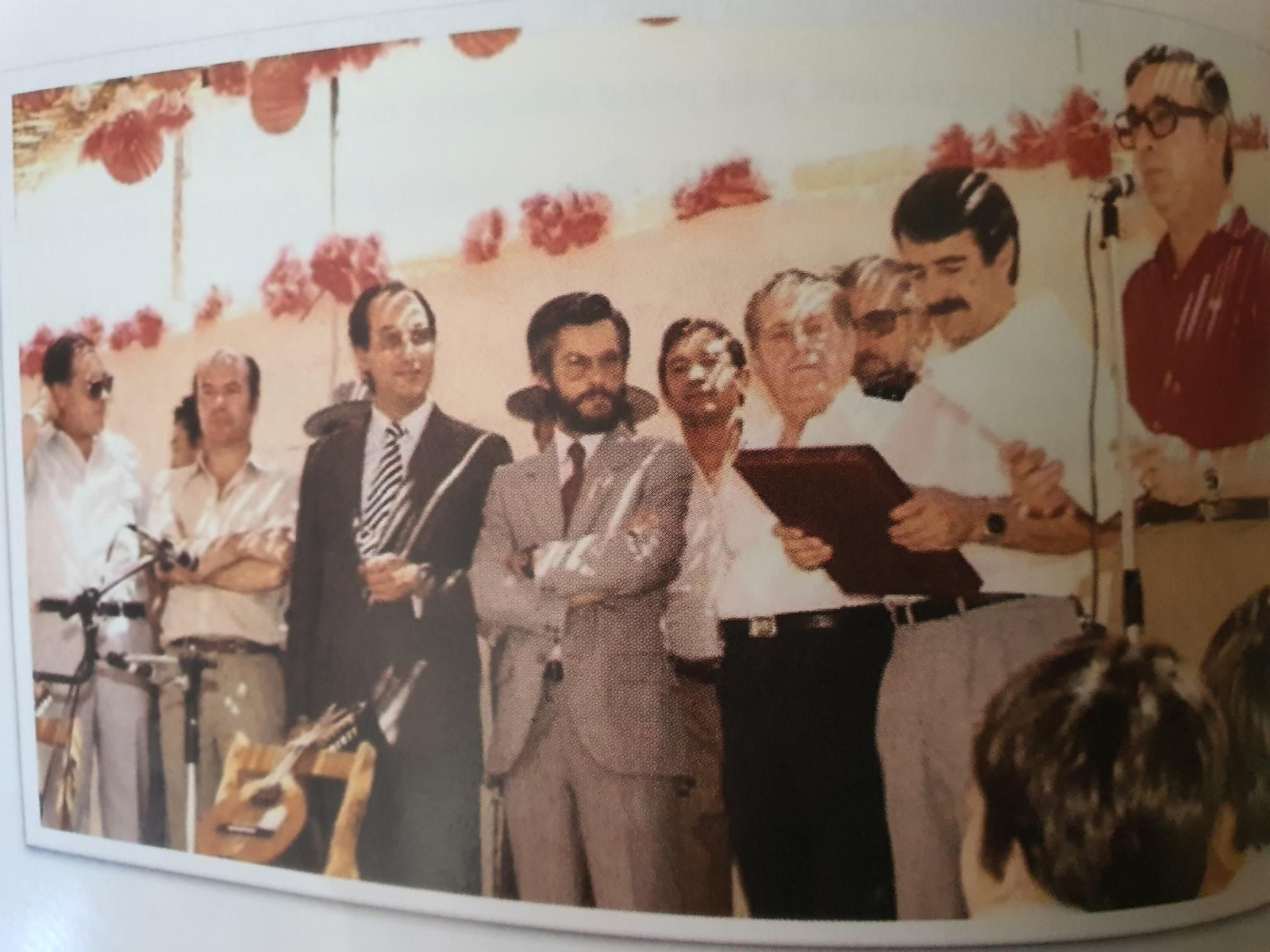 Acto de inauguración del recinto ferial en 1982