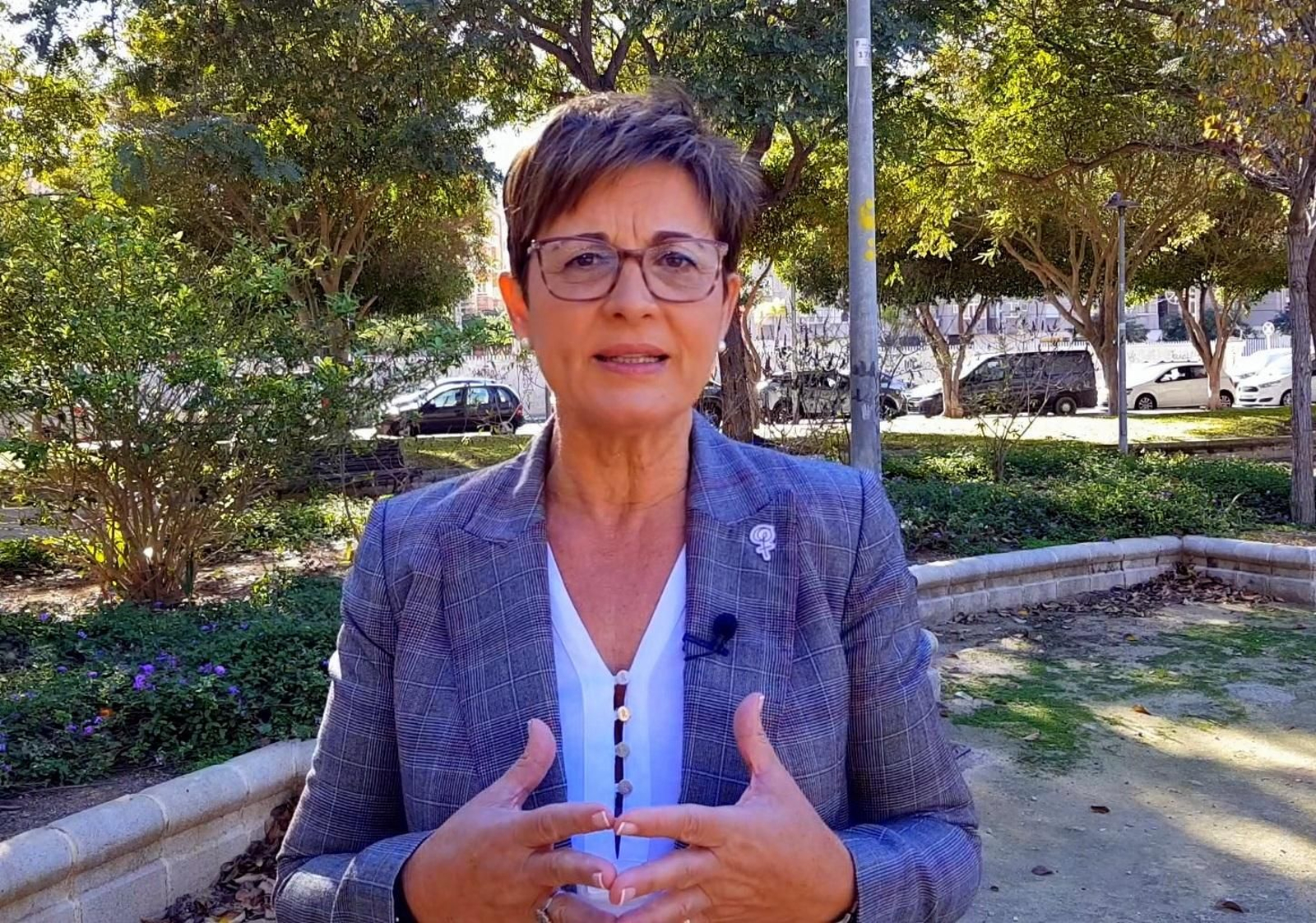 Adriana Valverde, portavoz del PSOE