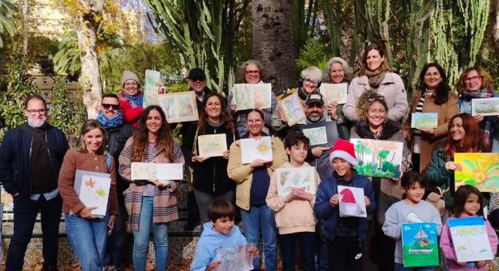 Imagen del primer encuentro de Urban Sketchers del Campo de Gibraltar