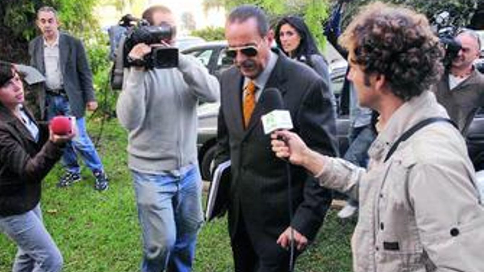 Julián Muñoz acude a los juzgados de Marbella en 2009.