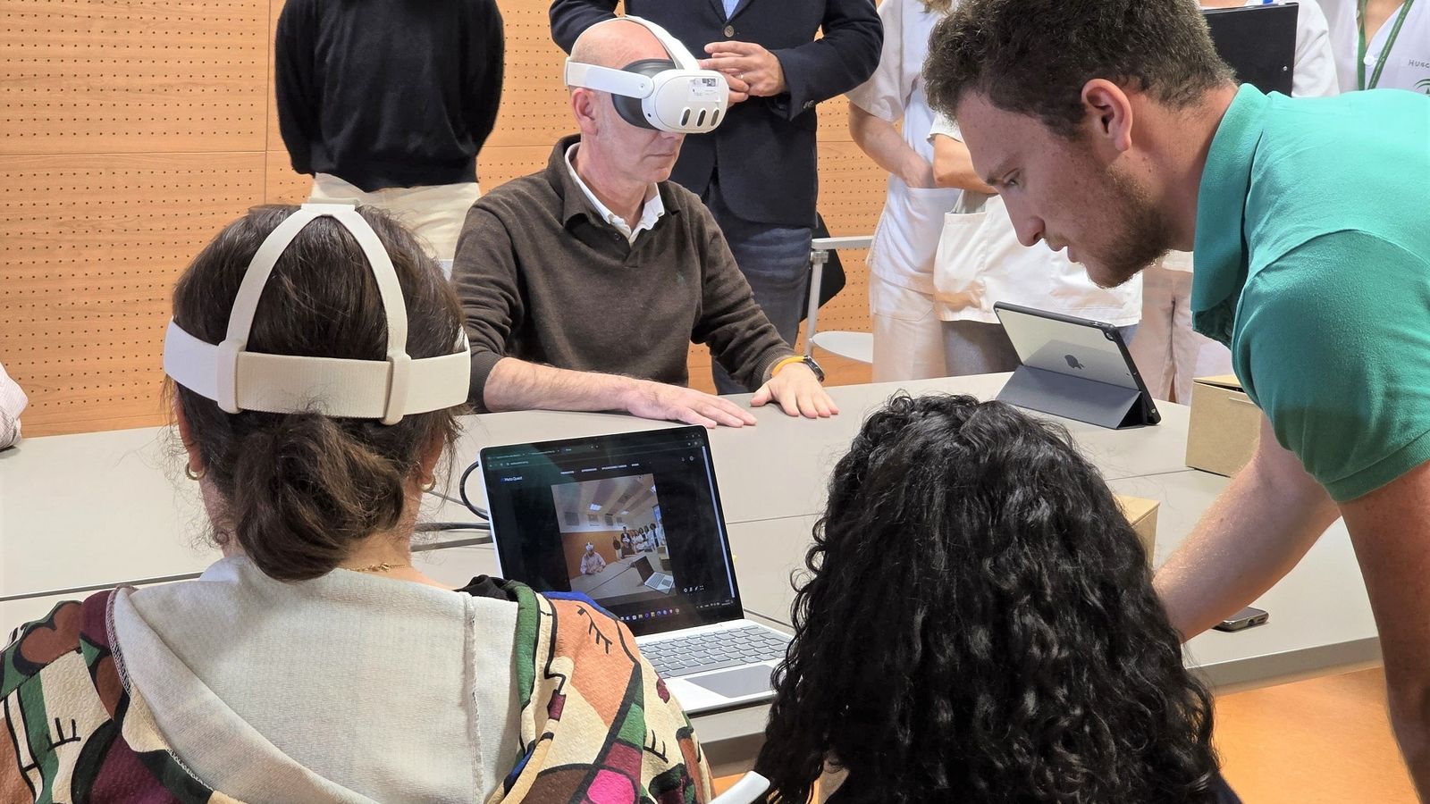 Gafas de realidad virtual para los pacientes