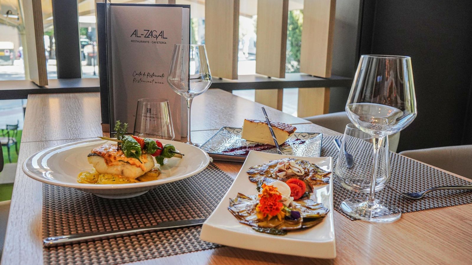 Calidad. Los platos de Al-Zagal se caracterizan por su calidad y su presentación.