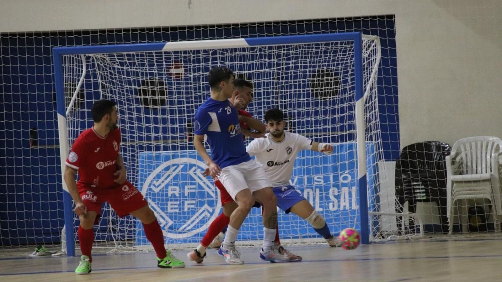 Antonio Quesada, en una acción defensiva.