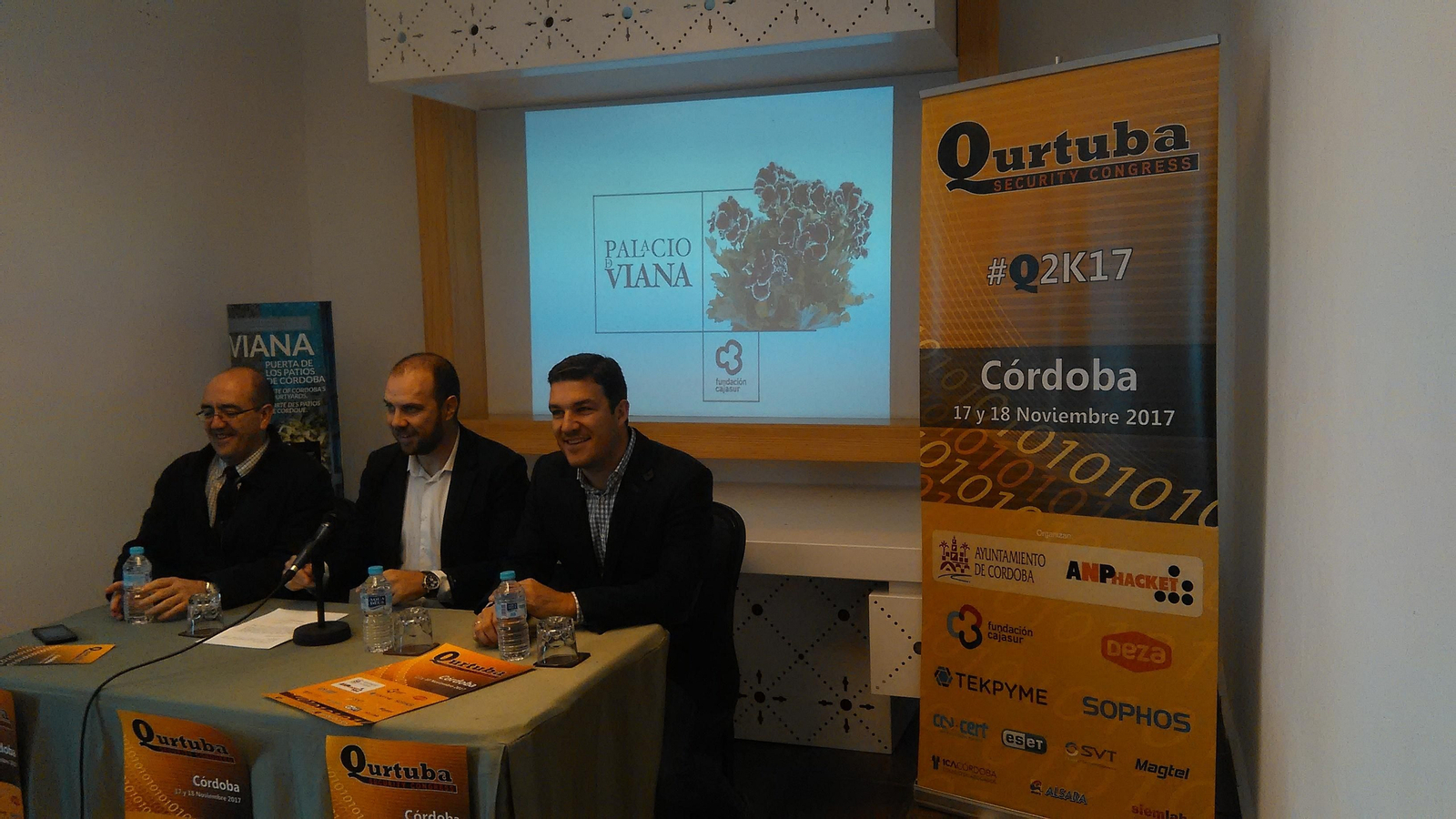 Presentación del Qurtuba Security Congress en el Palacio de Viana.
