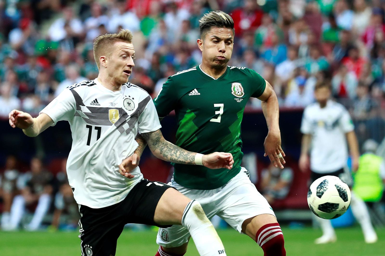 Las imágenes del Alemania-México