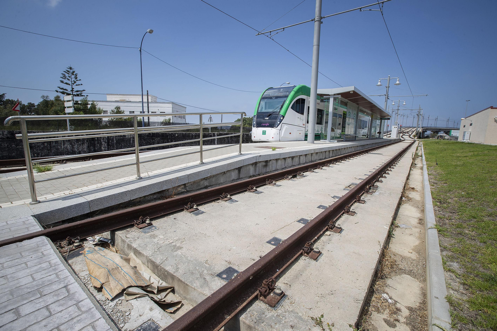 El tranvía de la Bahía, en imágenes
