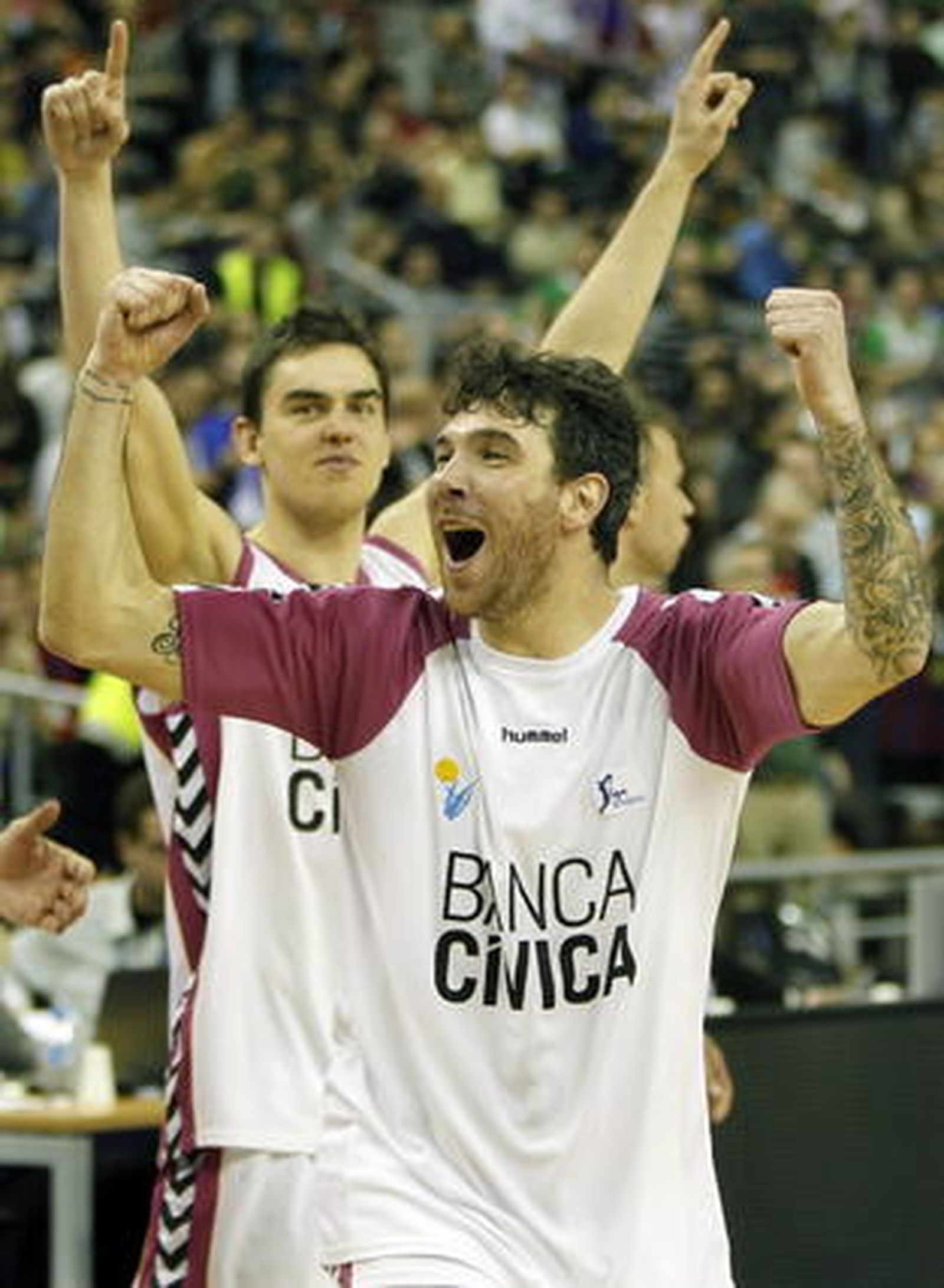 El Banca Cívica se mete en semifinales de la Copa del Rey a costa de Unicaja (65-77). / EFE