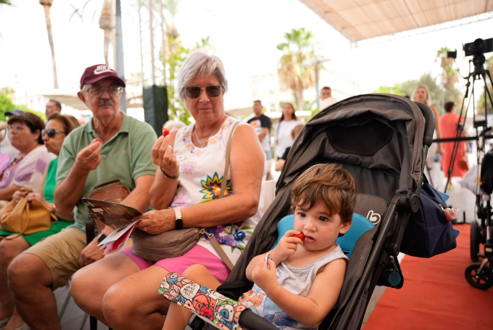 La Cofradía del Tomate y la semifinal del concurso gastronómico de la Feria de Almería, en imágenes