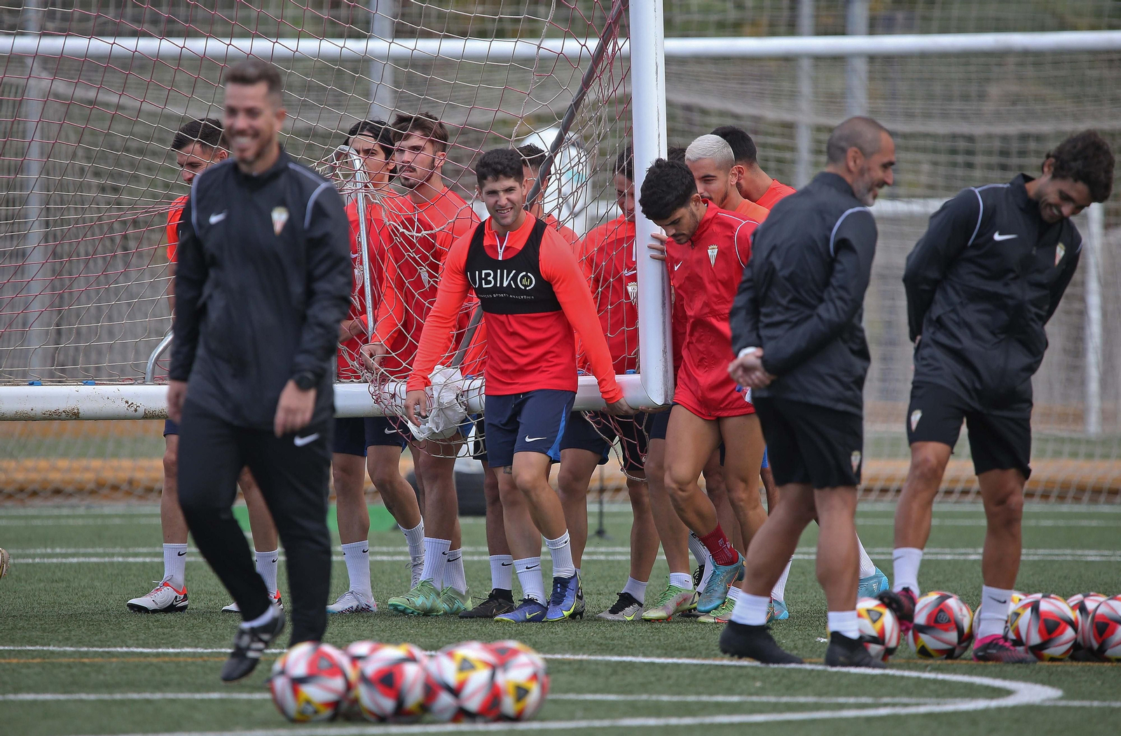 Fotos del entrenamiento del Algeciras CF en La Menacha
