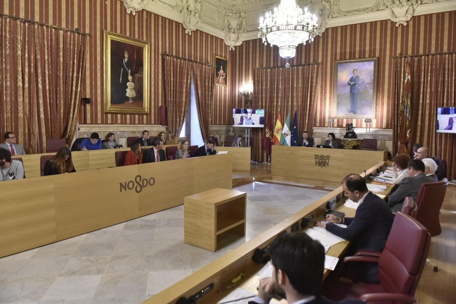 Las imágenes del Pleno municipal