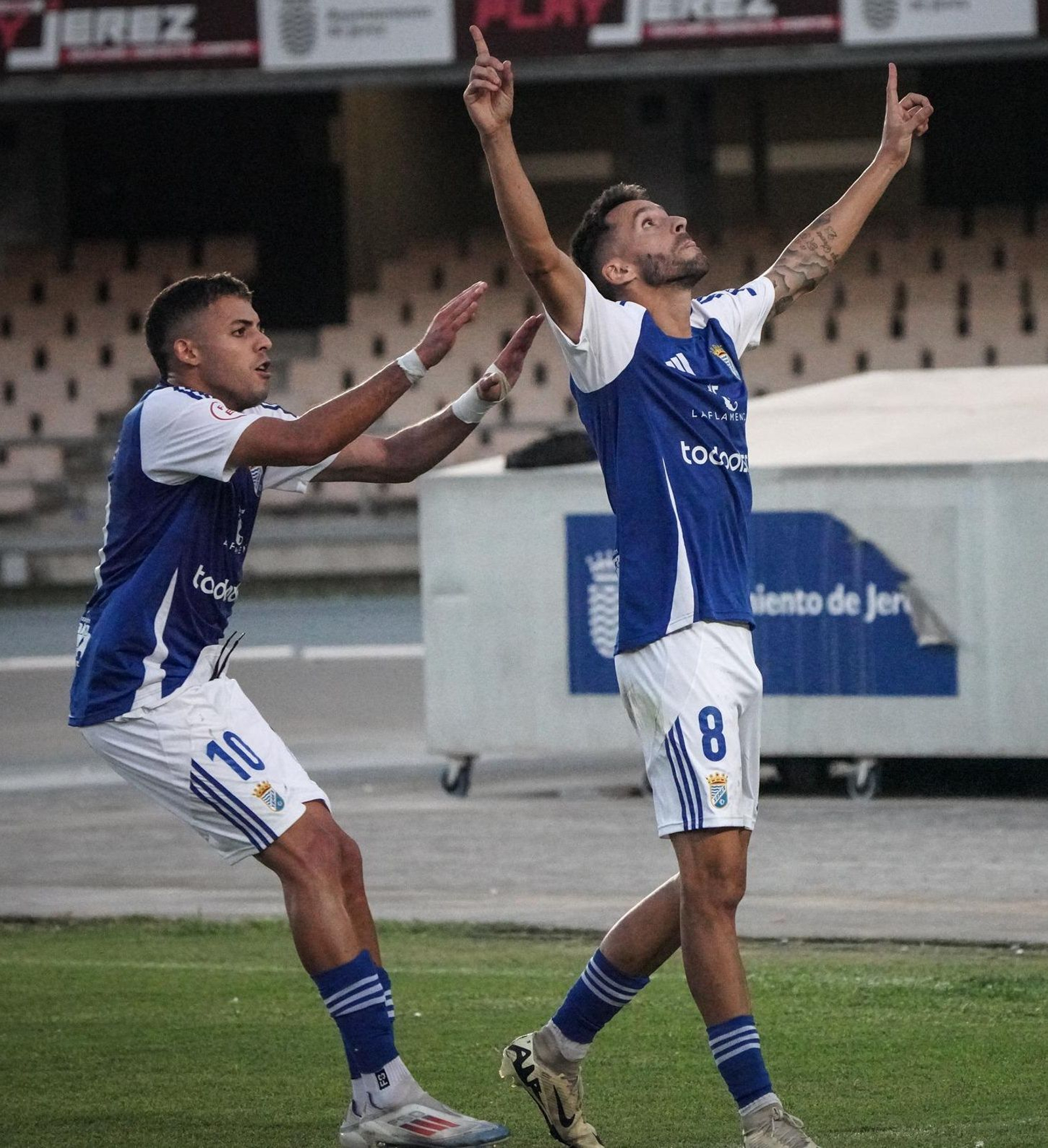 Iago dedicó el 1-1 contra el UCAM a su abuela, fallecida el día antes.