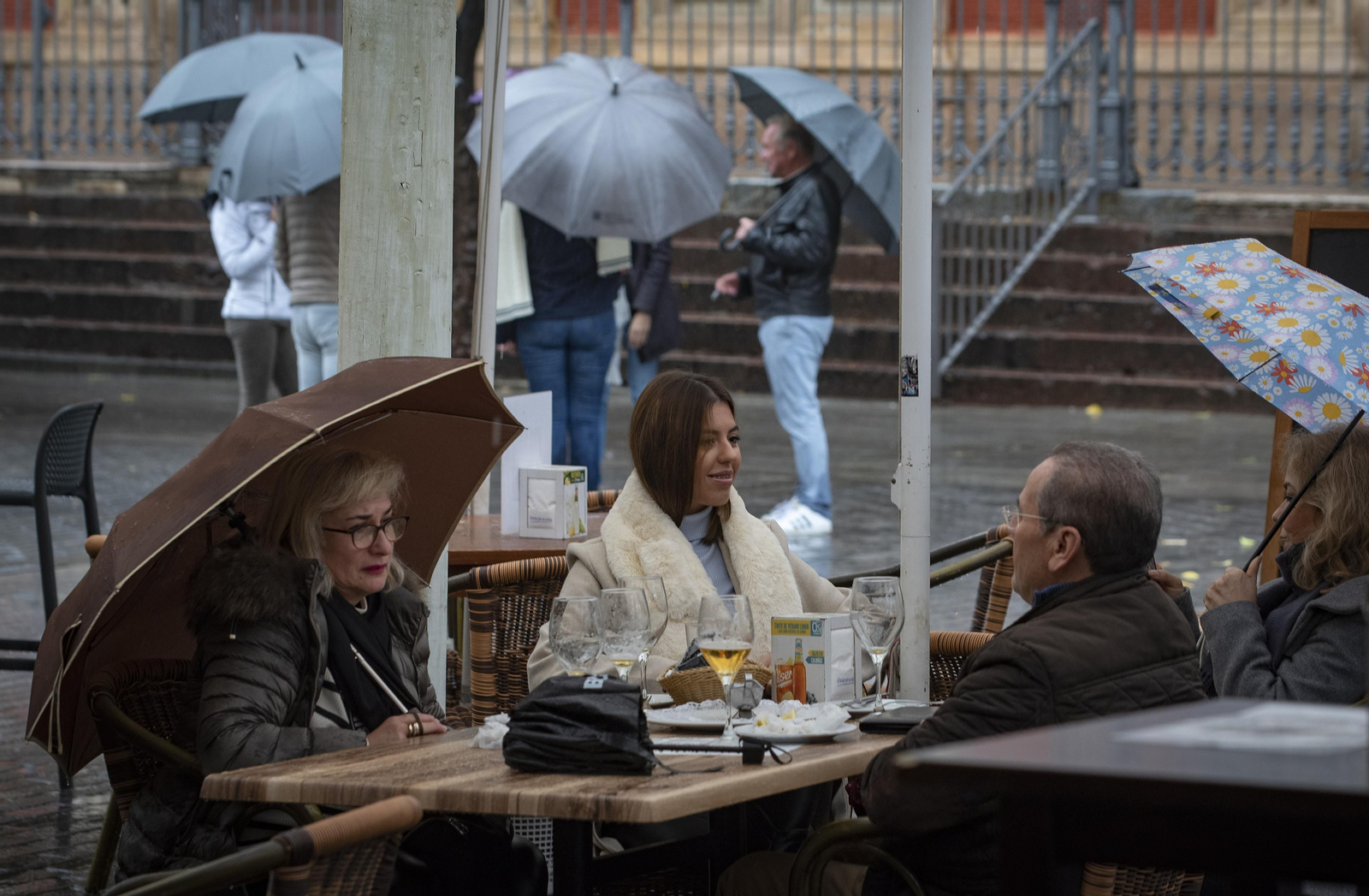 Lluvia en el día de la Inmaculada