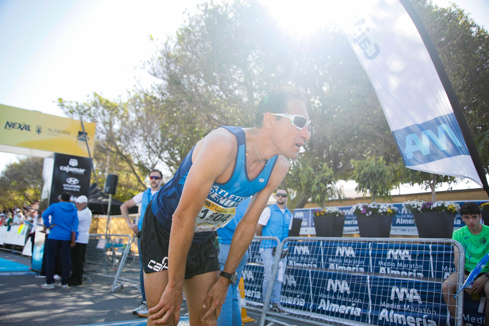 Imágenes de la llegada de la Media maratón Ciudad de Almería
