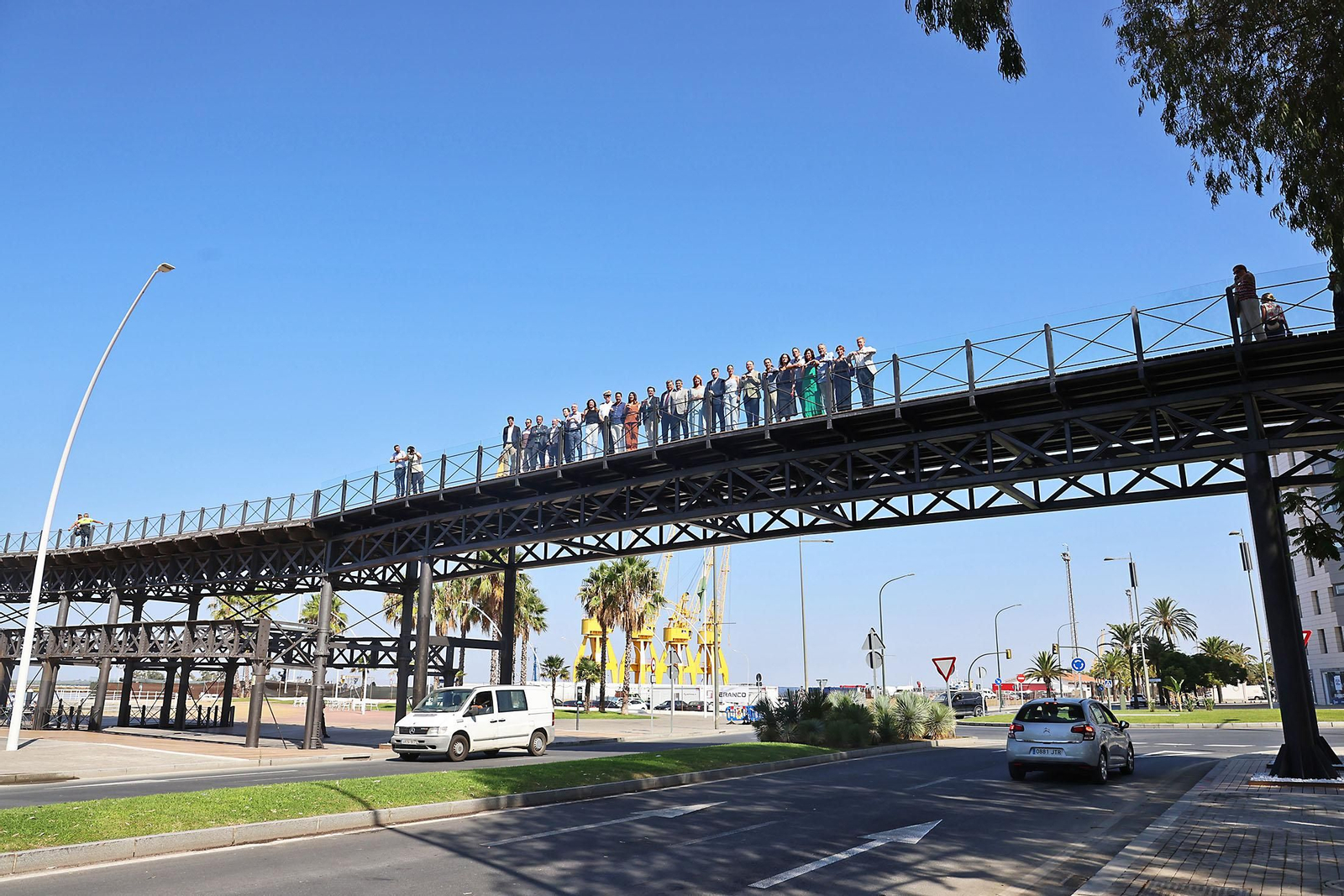 Inauguración de la unión del muelle de la Río Tinto en Imágenes