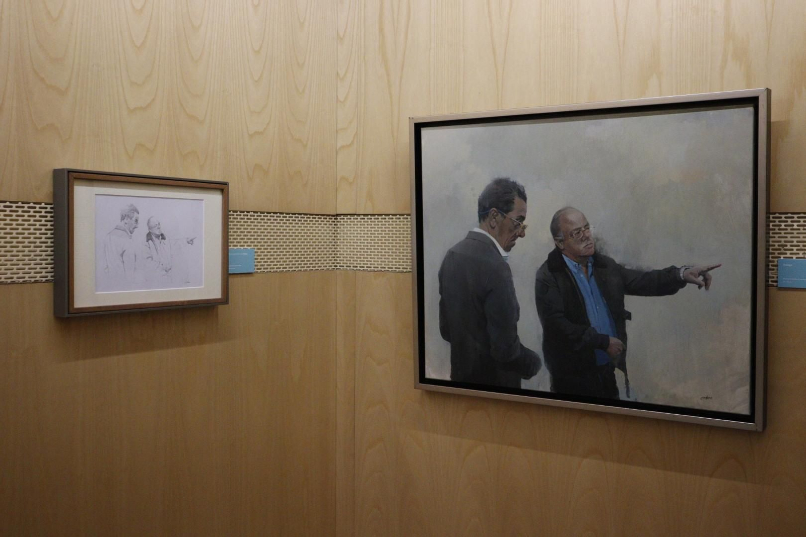 La exposición 'Dibujos preparatorios. Paisajes y Figuras' del Museo de Bellas Artes, en imágenes