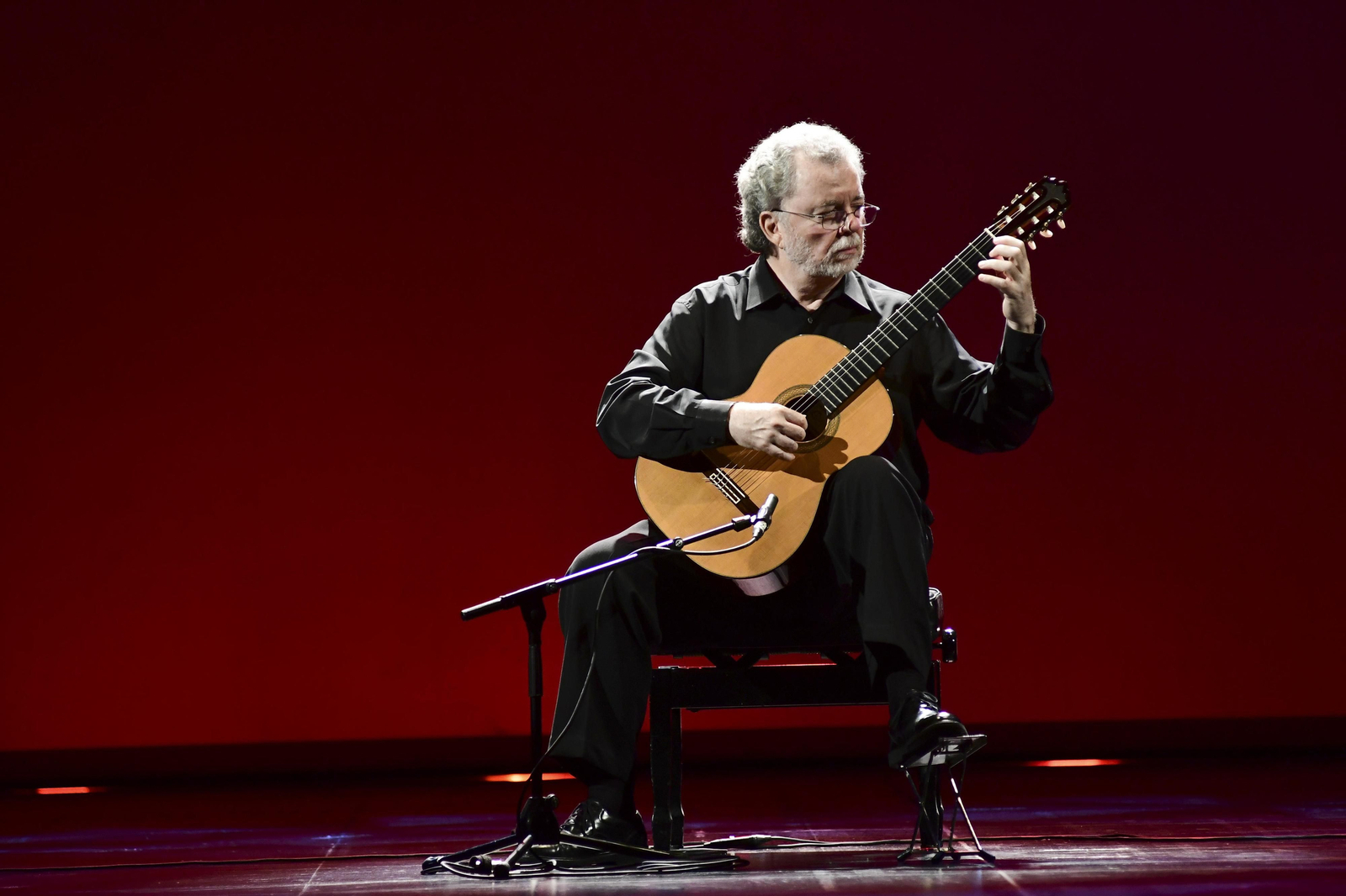 Manuel Barrueco, el domingo en su recital en el Góngora.