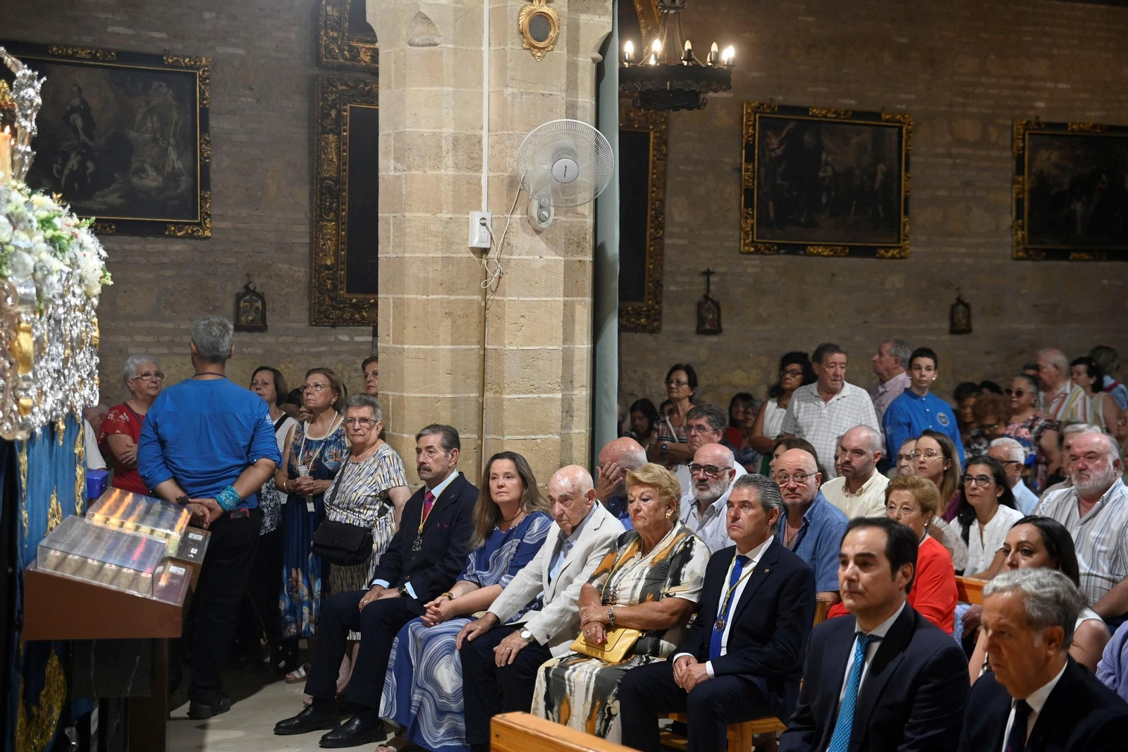 La misa en el santuario de La Fuensanta, en imágenes