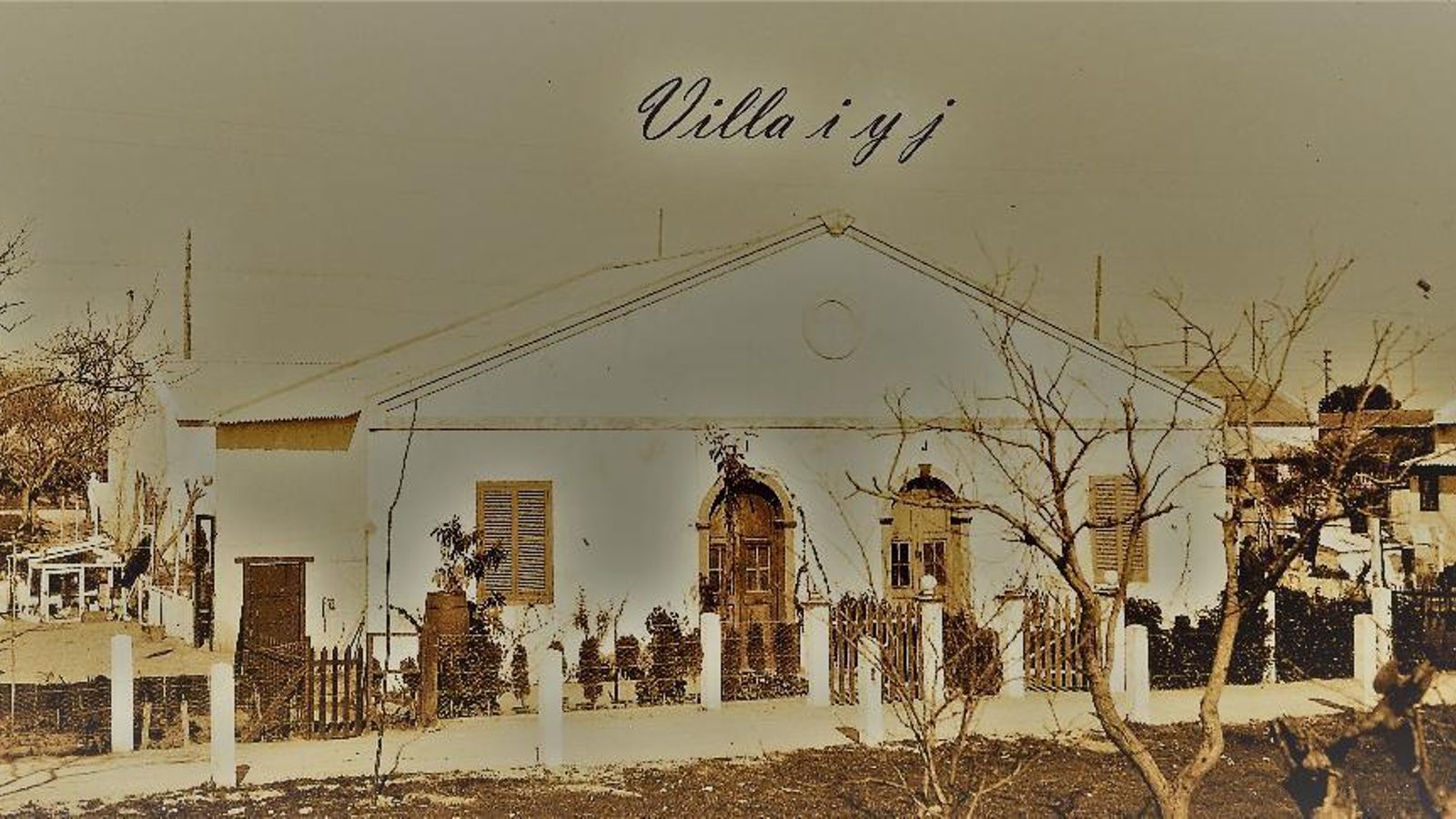 De las primeras construcciones para vivienda estaba la titulada con las letras del abecedario español.