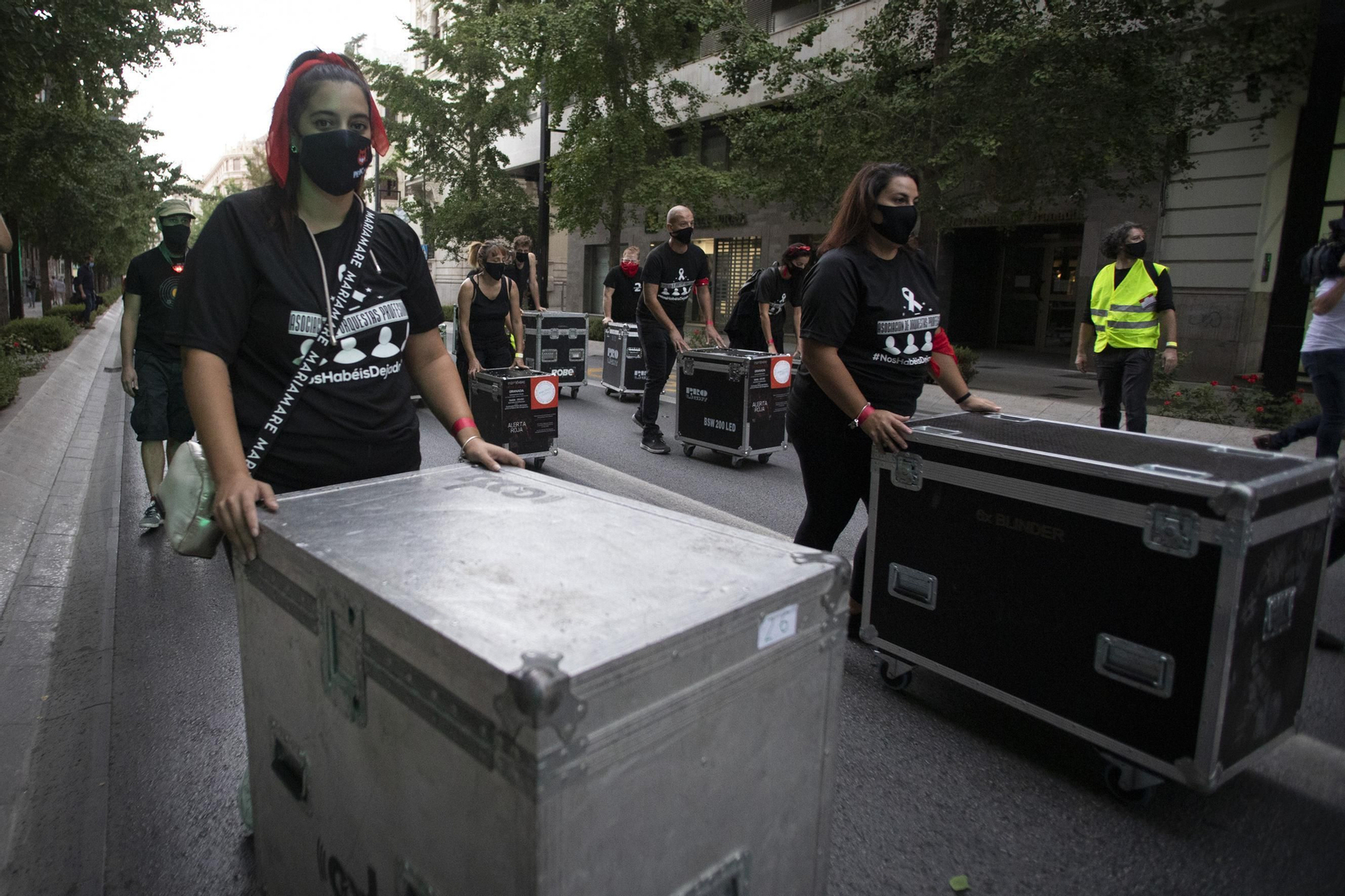 La cultura se moviliza en las calles Granada