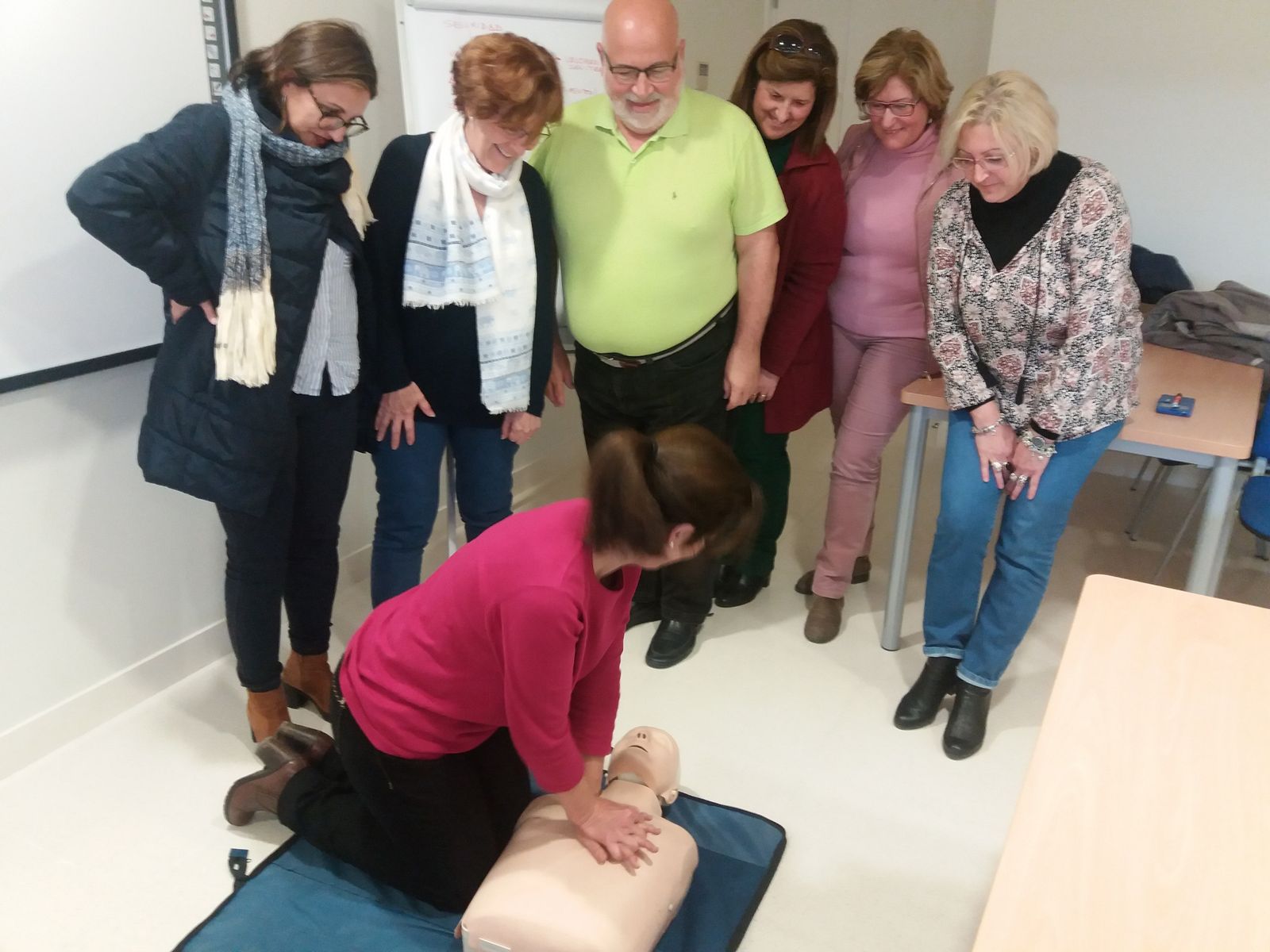 Una imagen de uno de los cursos de formación en reanimación.