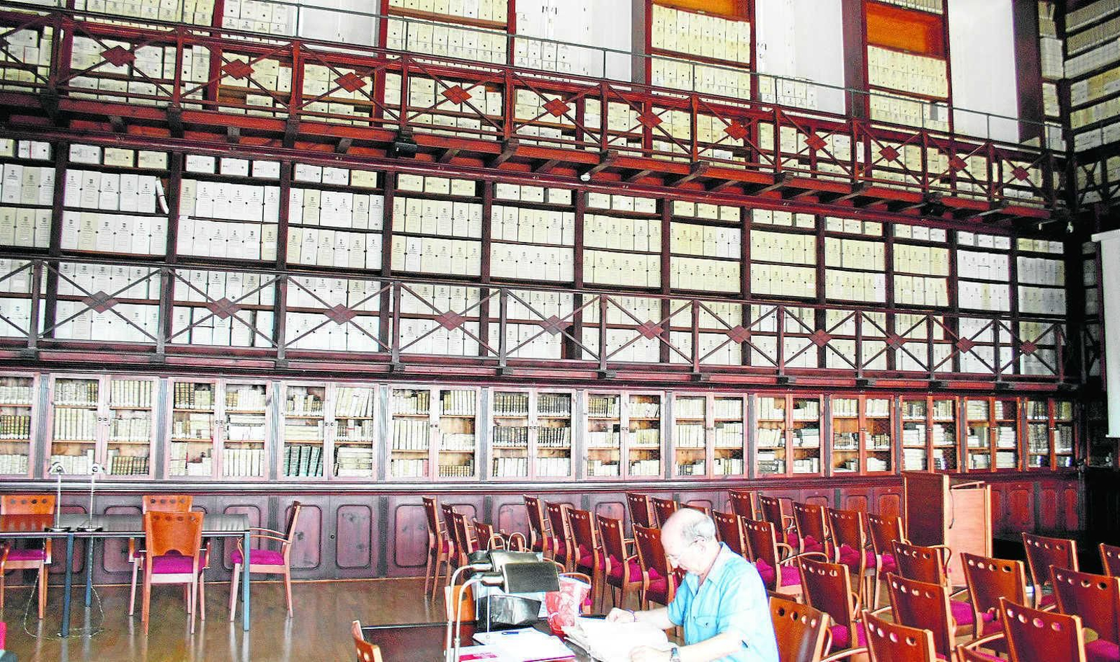 El Archivo Histórico Municipal del edificio de San Luis.