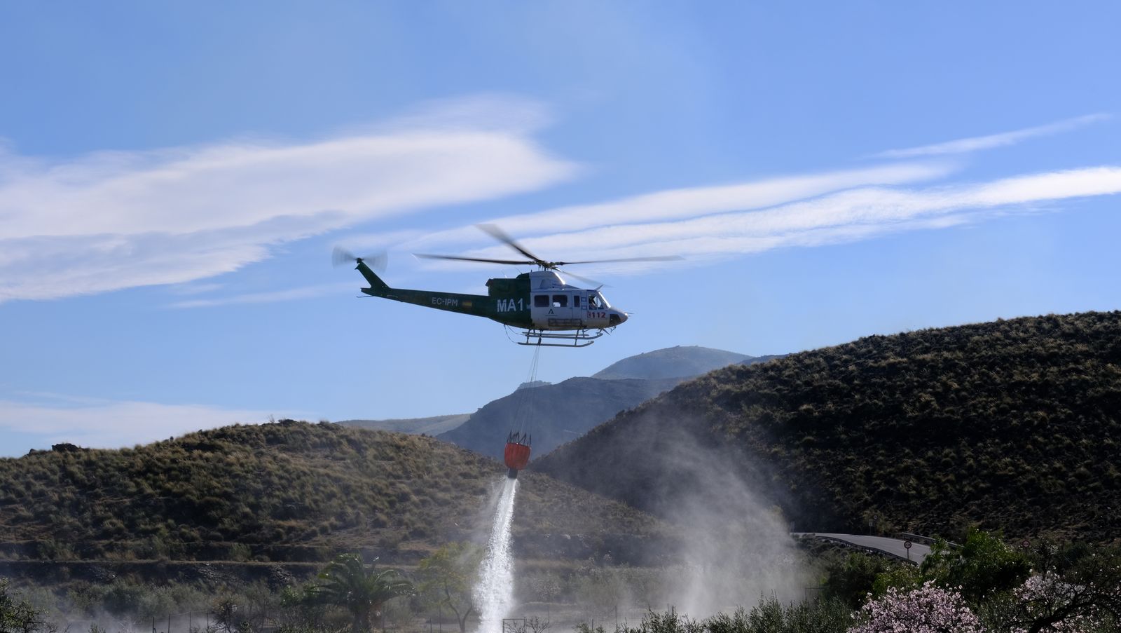 Fotogalería incendio en Castro de Filabres. Almería