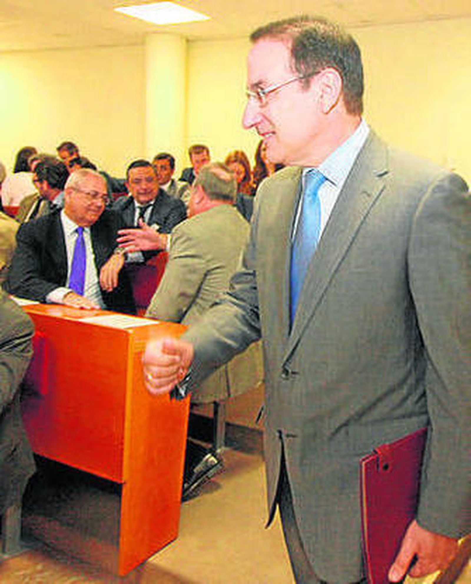 Javier González de Lara, ayer.