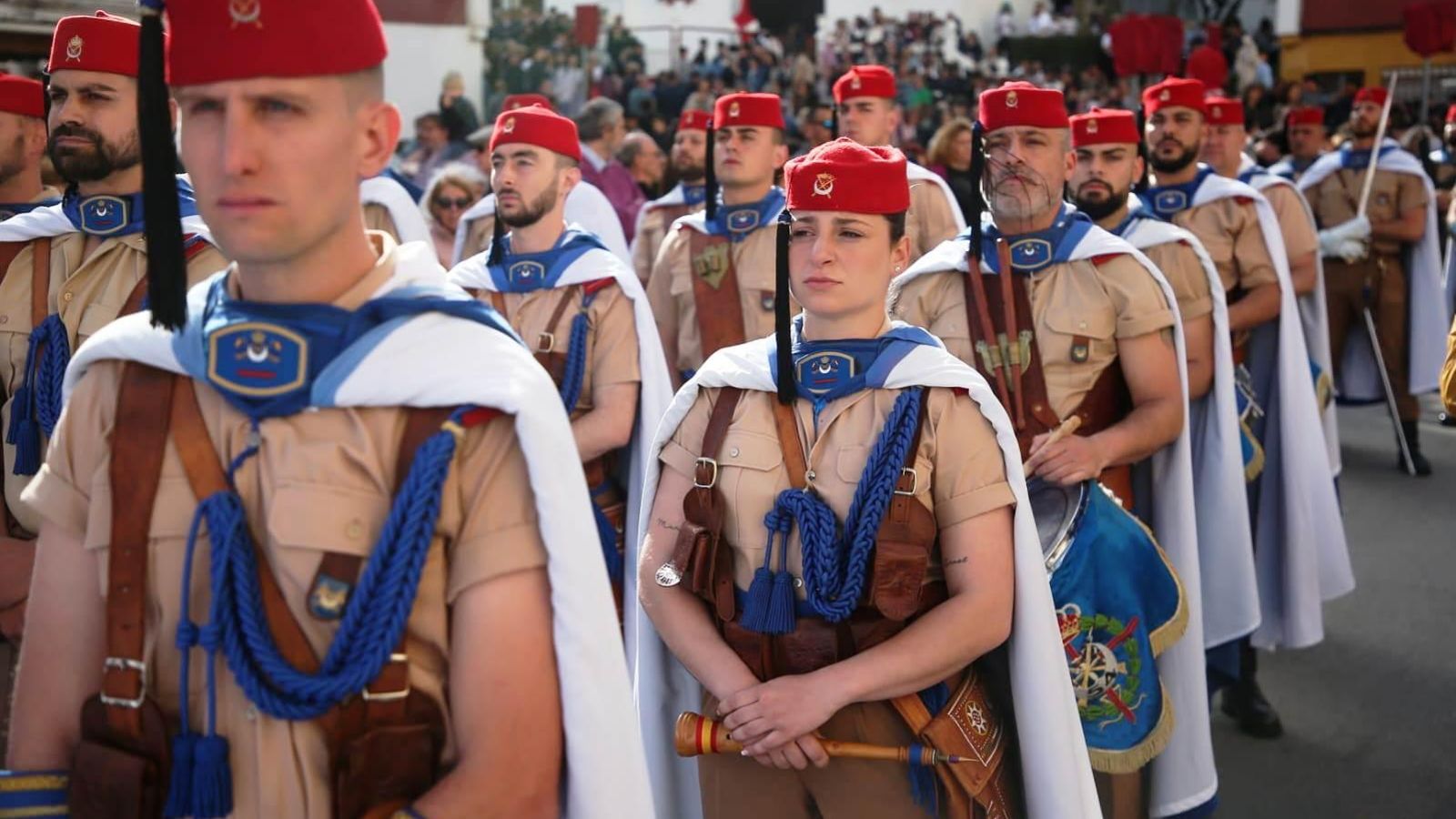 Regulares de Ceuta en Algeciras.