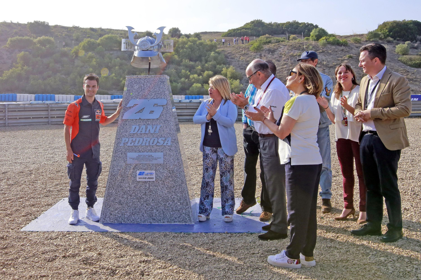 Inauguración de la curva 'Dani Pedrosa'