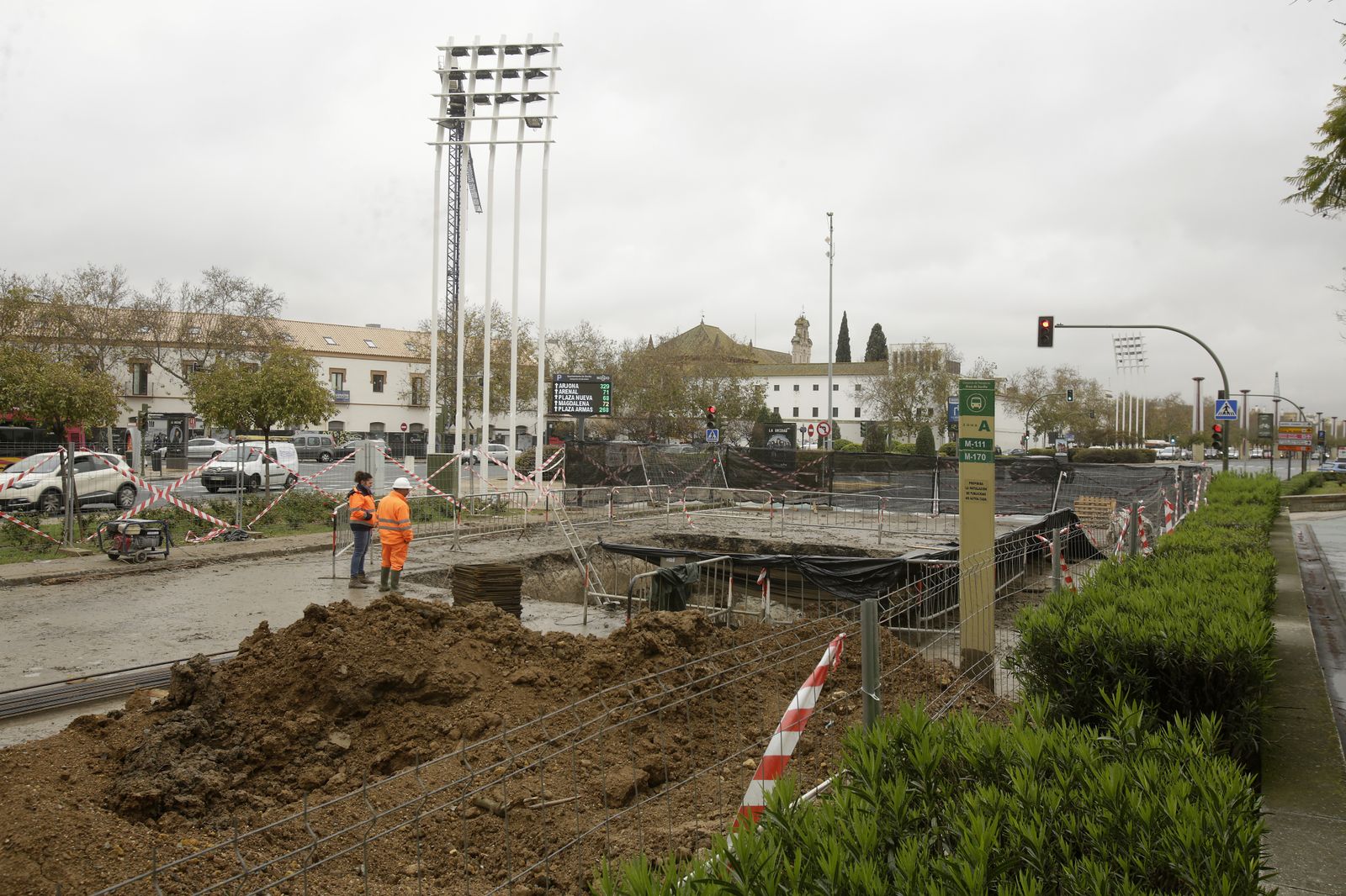 Obras en S.Fco Javier, Torneo y Ronda Histórica