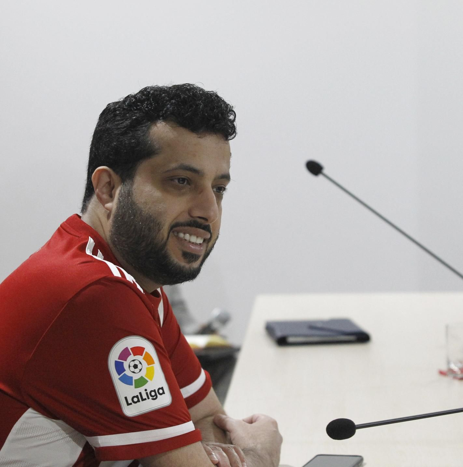 Fotogalería rueda de prensa dueño U.D. Almería, Turki Al-Sheik