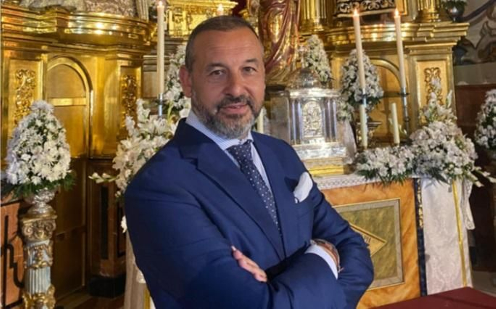 El cofrade José Manuel Gamboa