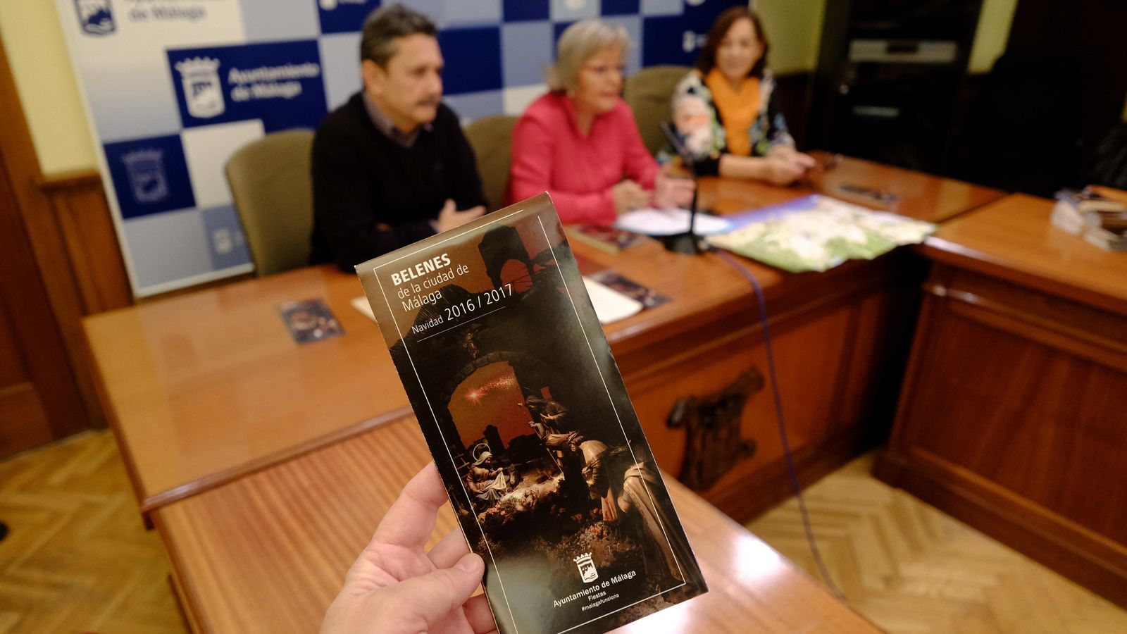 Presentación de la guía de belenes de Málaga.