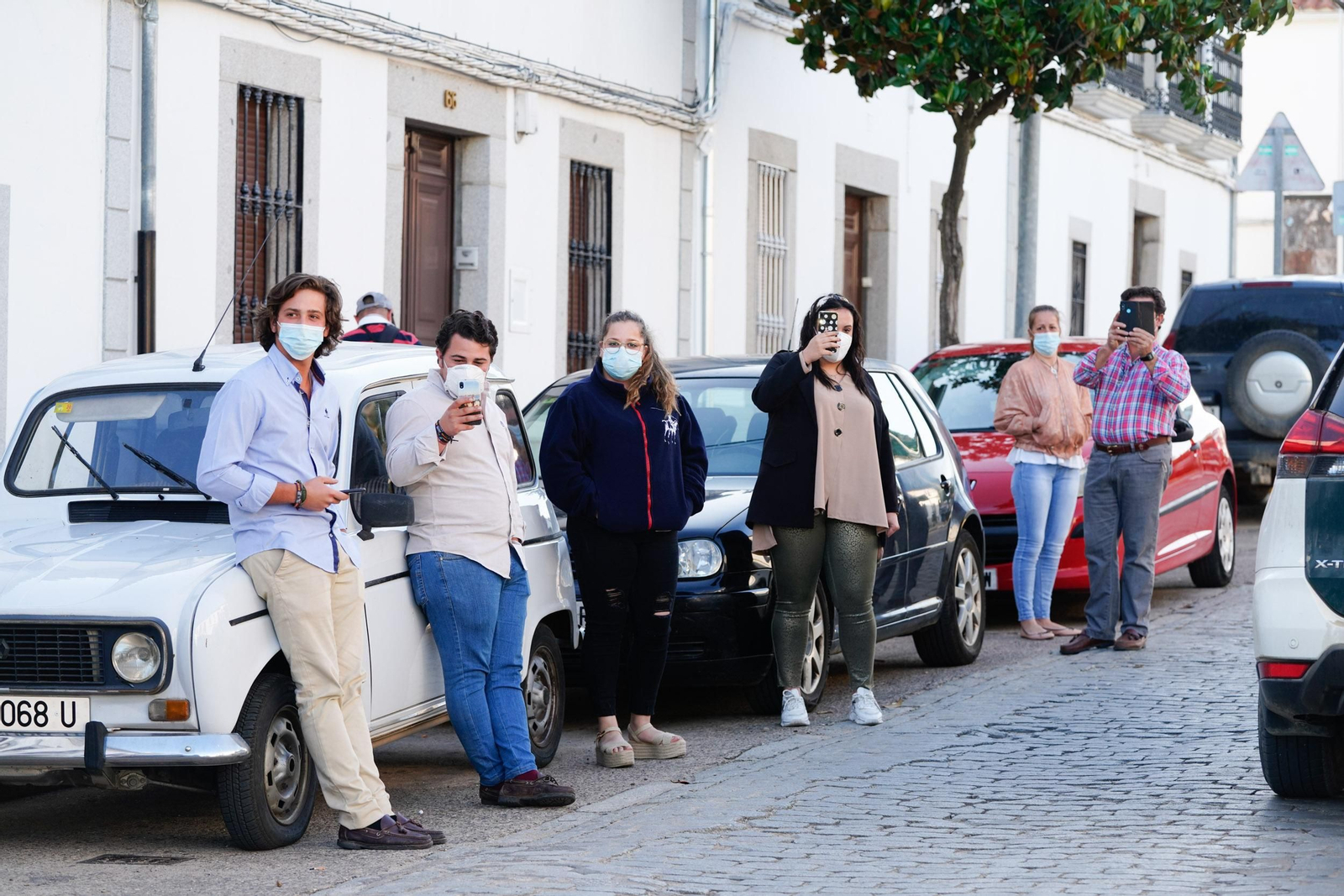 Las fotografías de la llegada de la Virgen de Luna a Villanueva de Córdoba