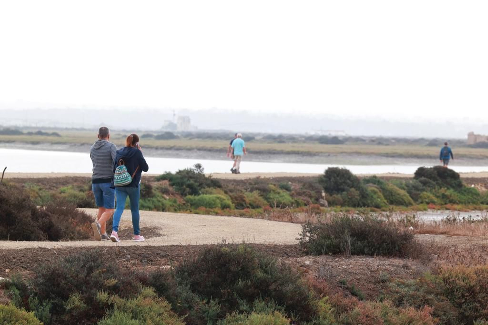 Inauguración del nuevo sendero entre San Fernando y Chiclana