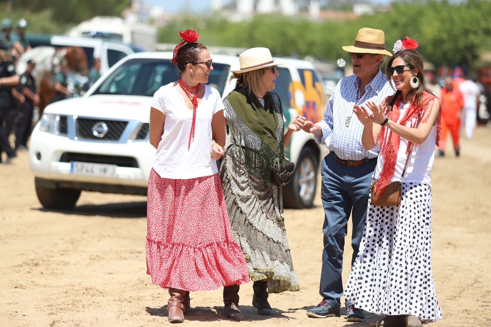 Imágenes del inicio de la Romería en la aldea almonteña