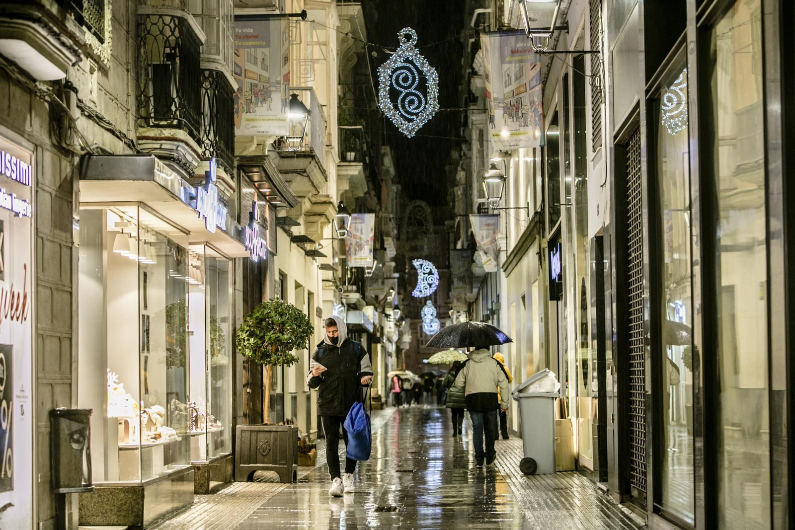Fotos del alumbrado extraordinario de Navidad.