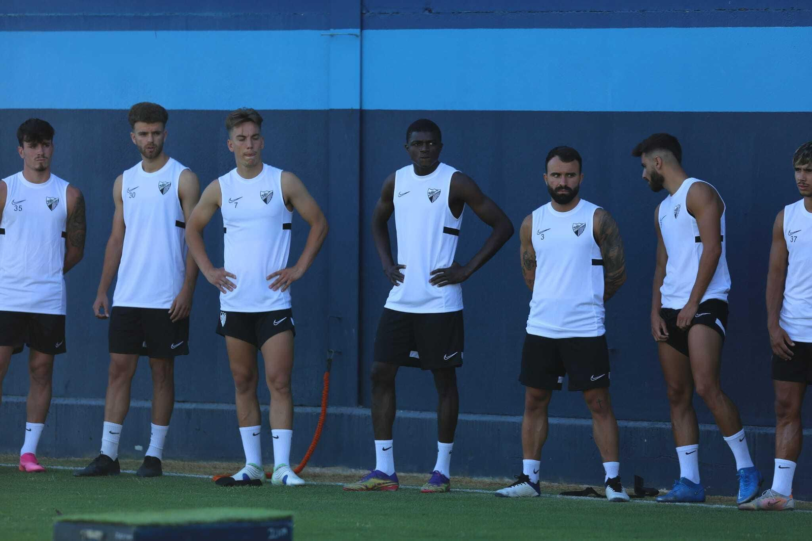 El Málaga de José Alberto ya trabaja en el césped