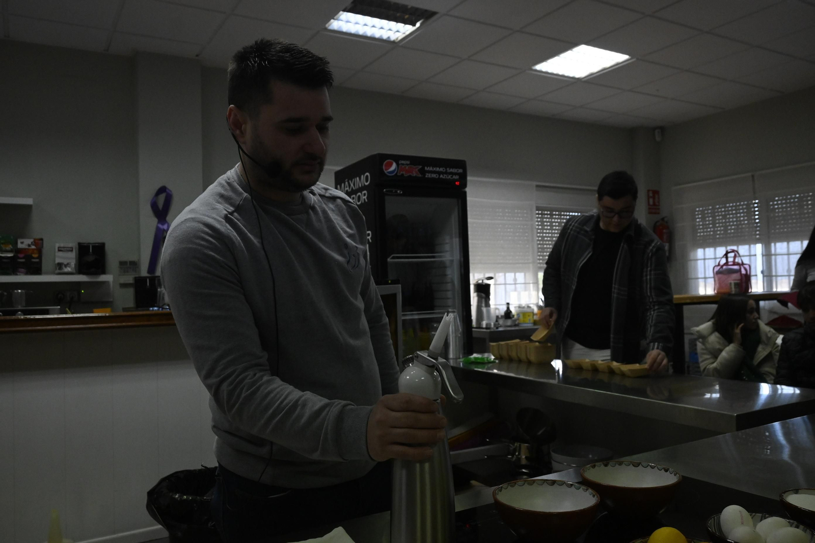 Jornada de cocineros en la Escuela de hostelería Virgen de Belén, en imágenes
