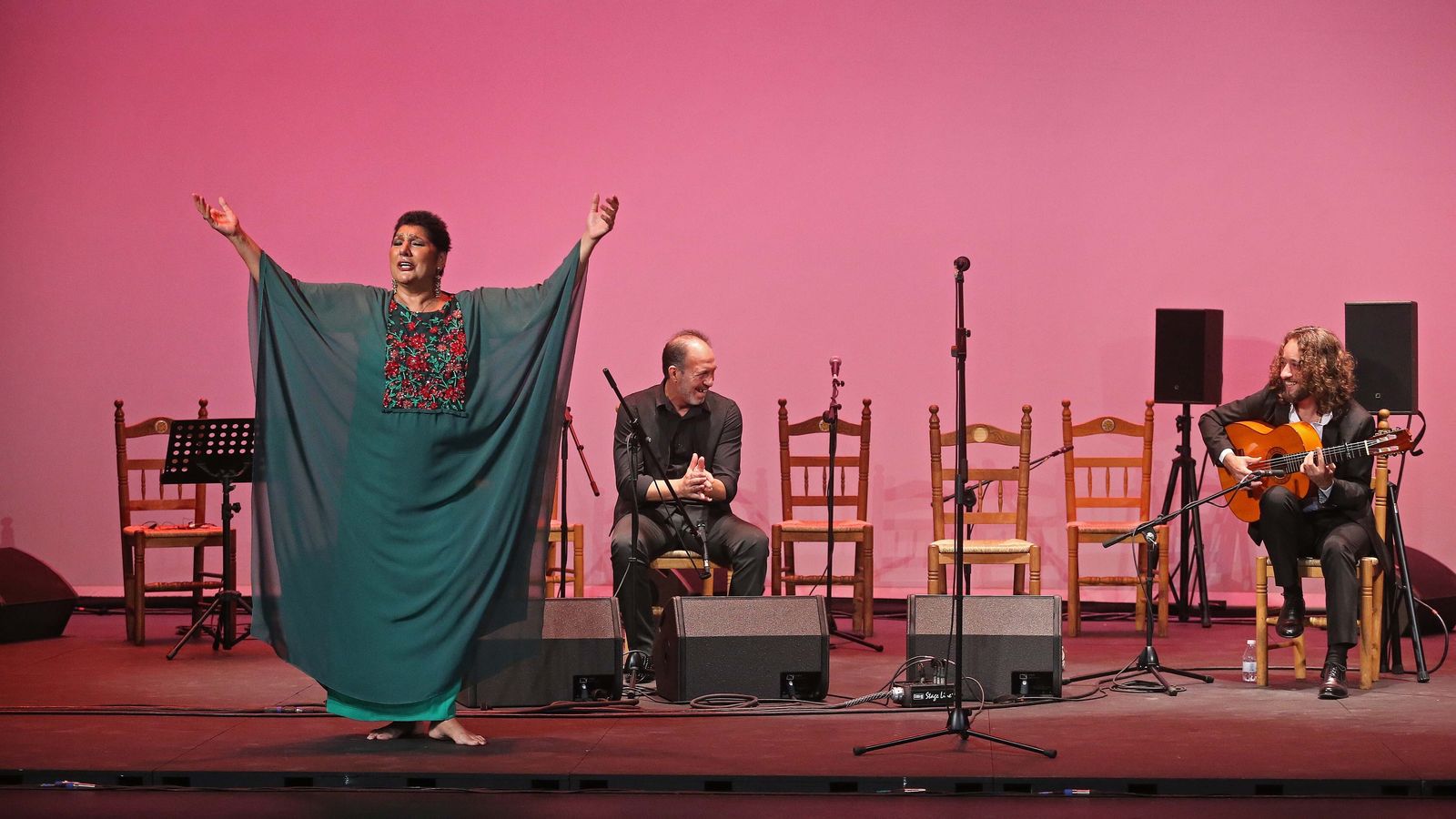 Remedios Amaya, en una actuación en 2020 en San Roque.