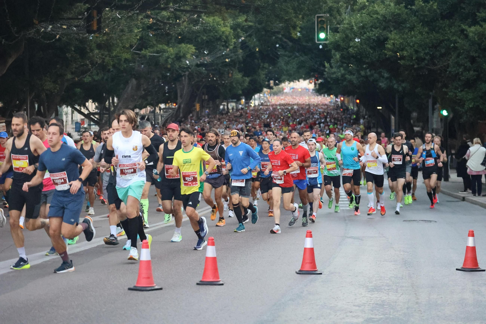 Las mejores fotos de la Maratón de Málaga 2024